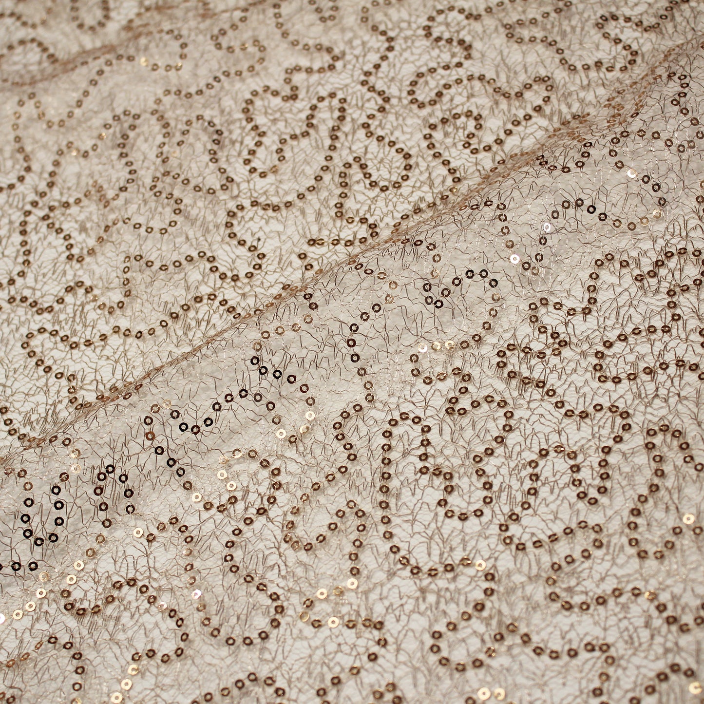 Rete Ricamata con Paillettes