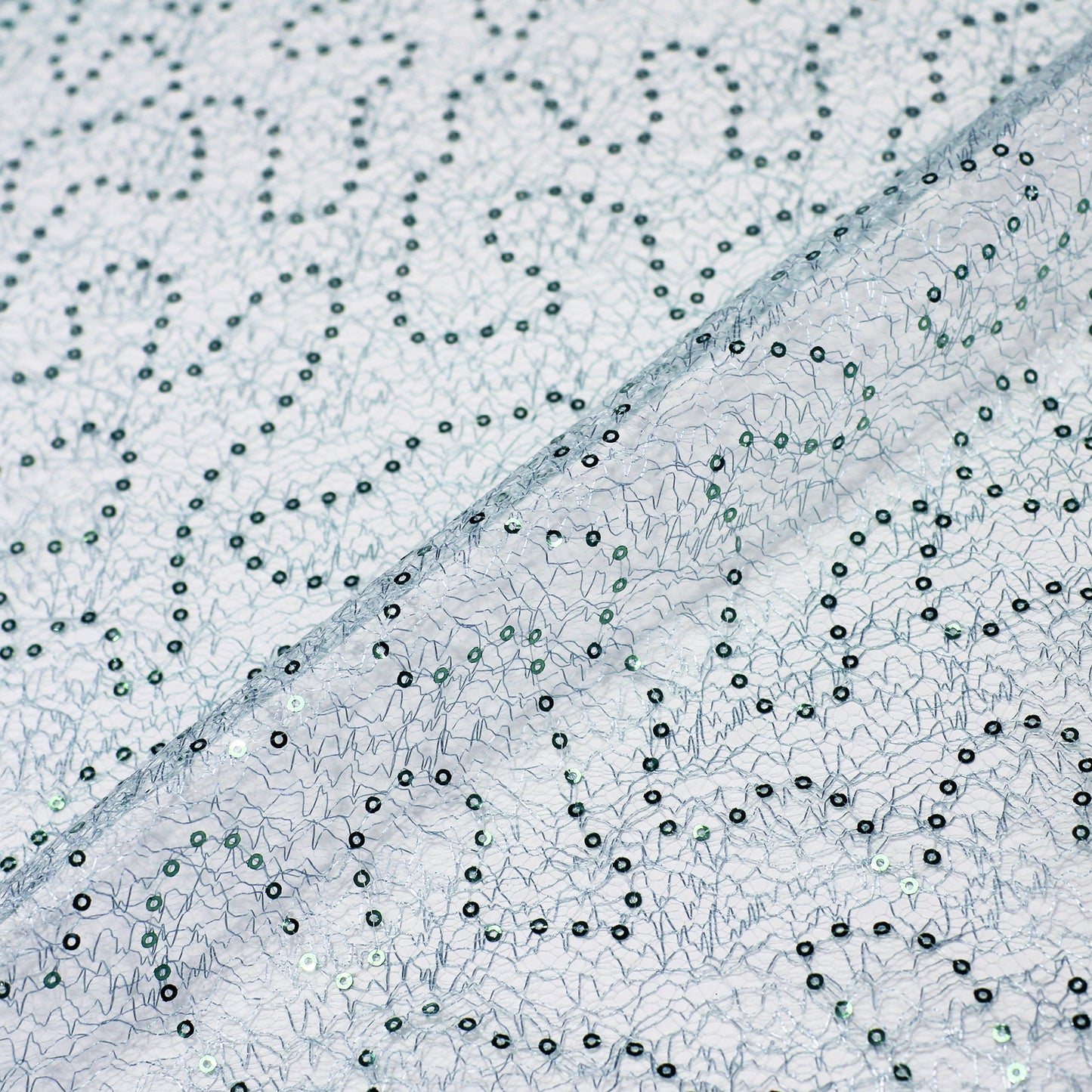 Rete Ricamata con Paillettes