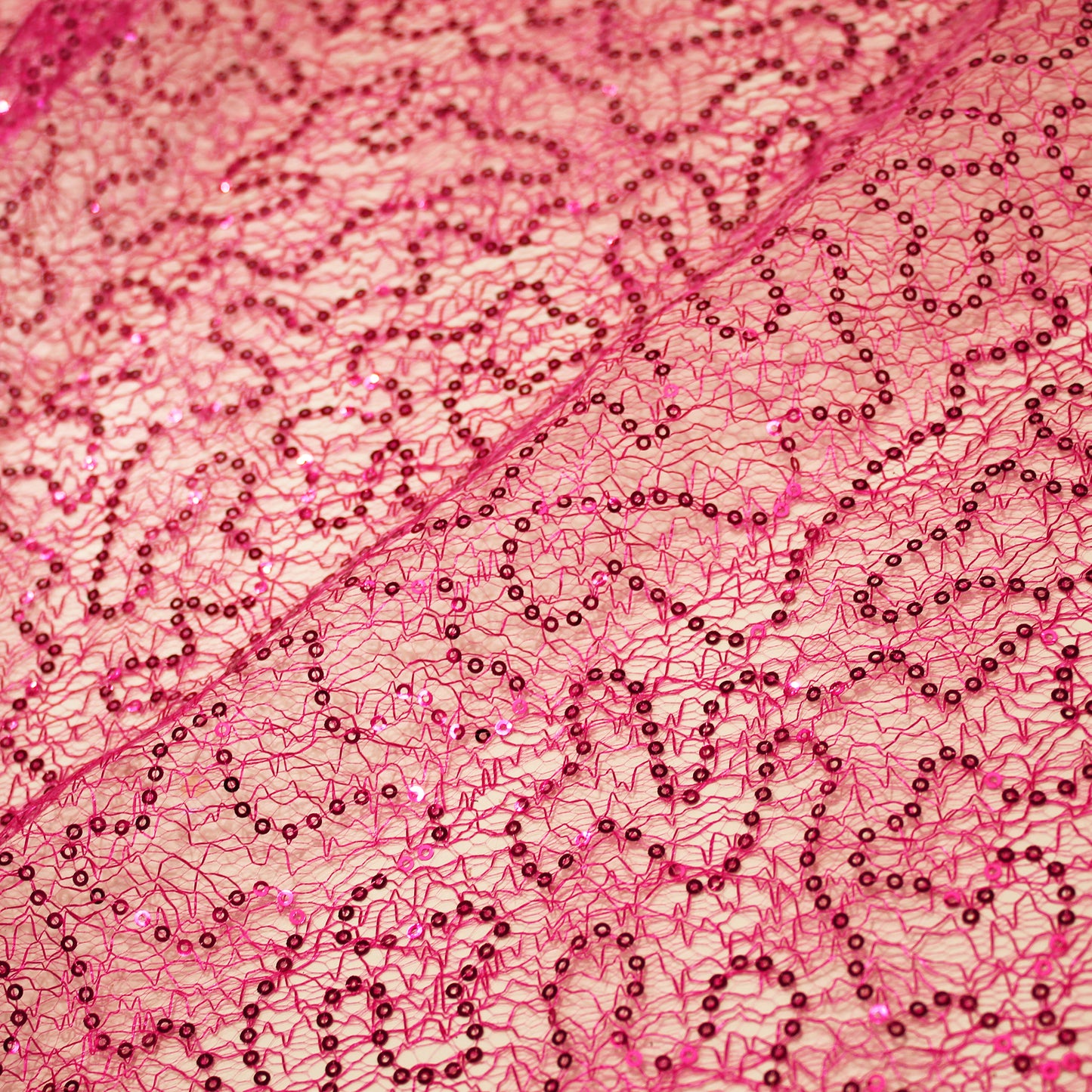 Rete Ricamata con Paillettes