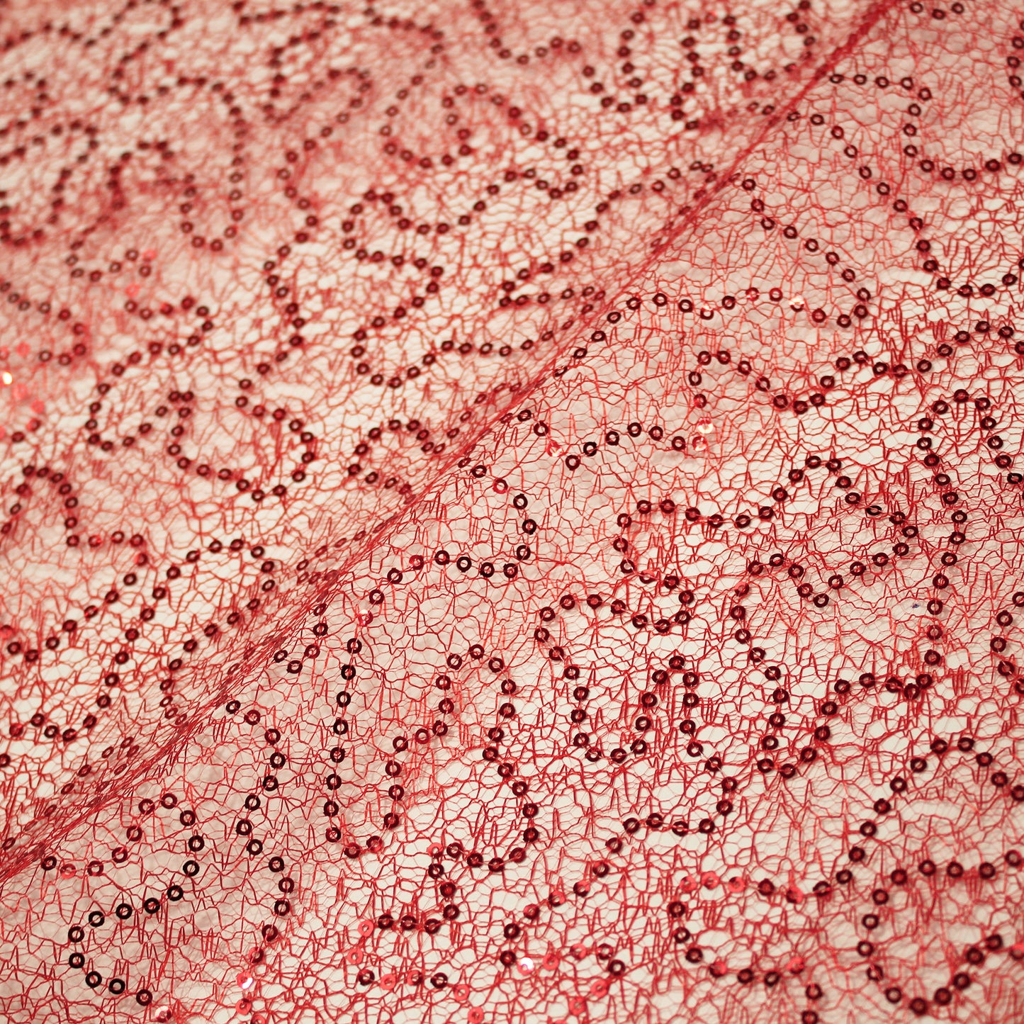 Rete Ricamata con Paillettes