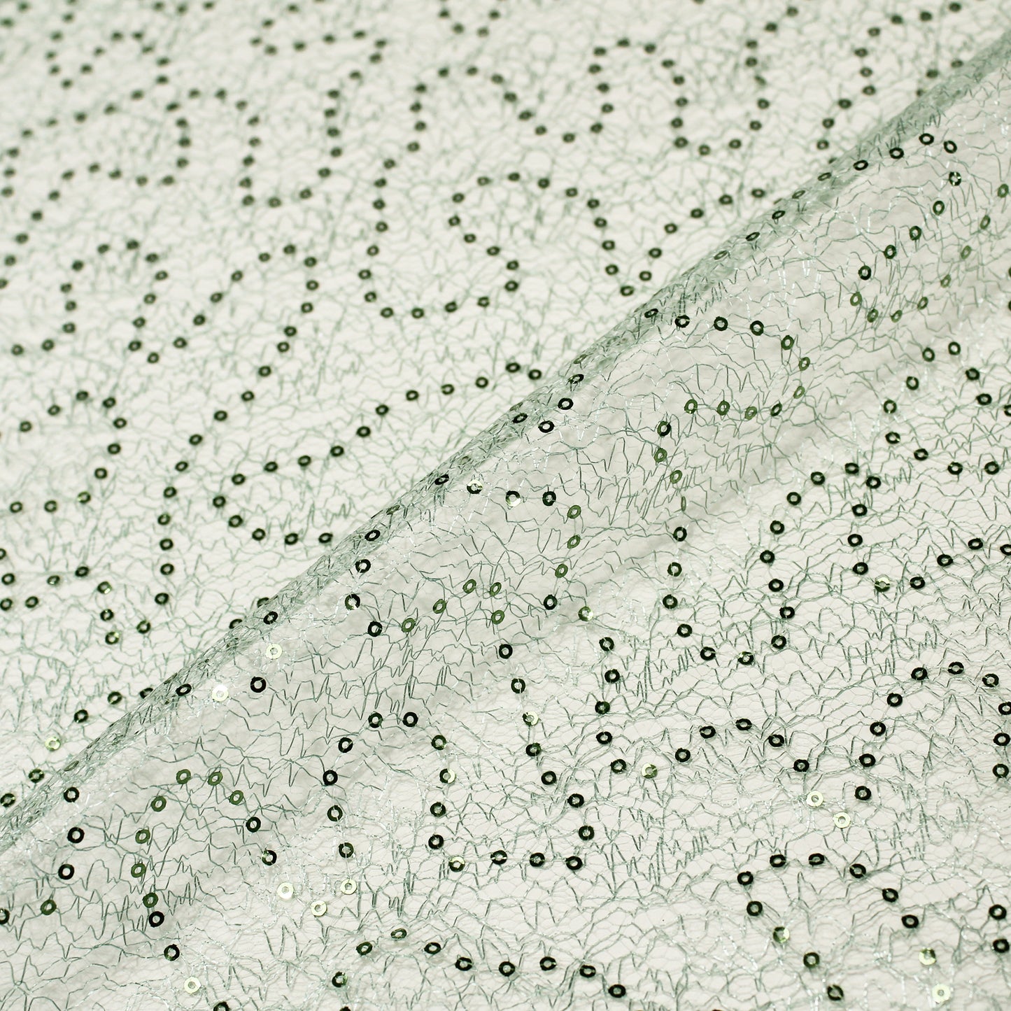 Rete Ricamata con Paillettes