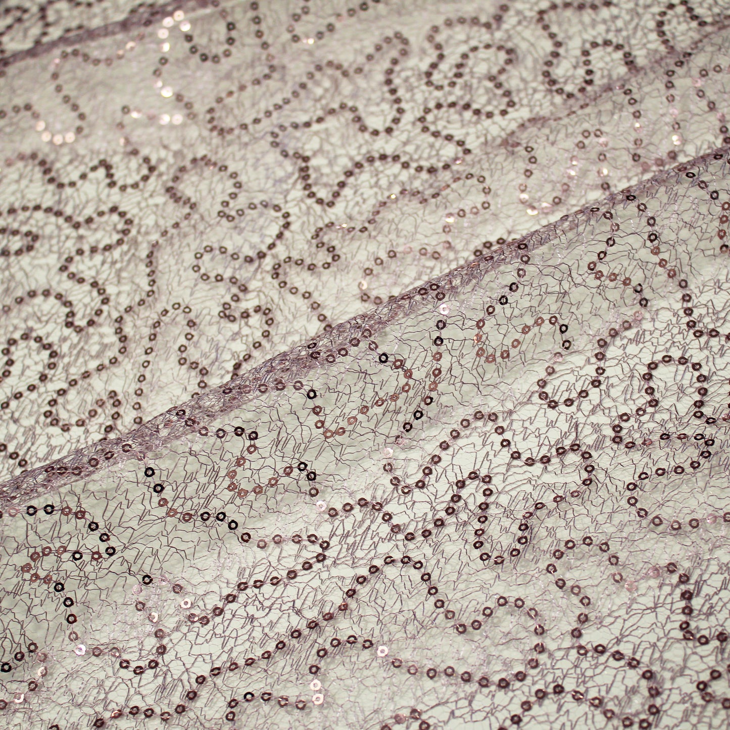 Rete Ricamata con Paillettes