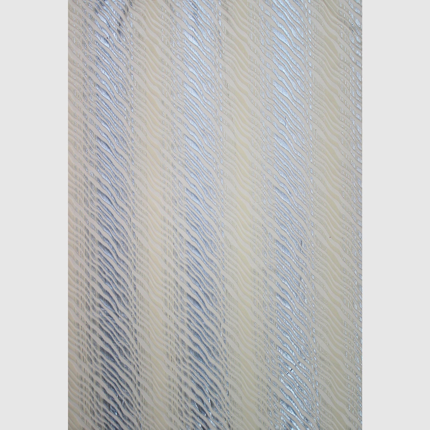 Tessuto Organza Fil Coupe con Motivo Zebrato