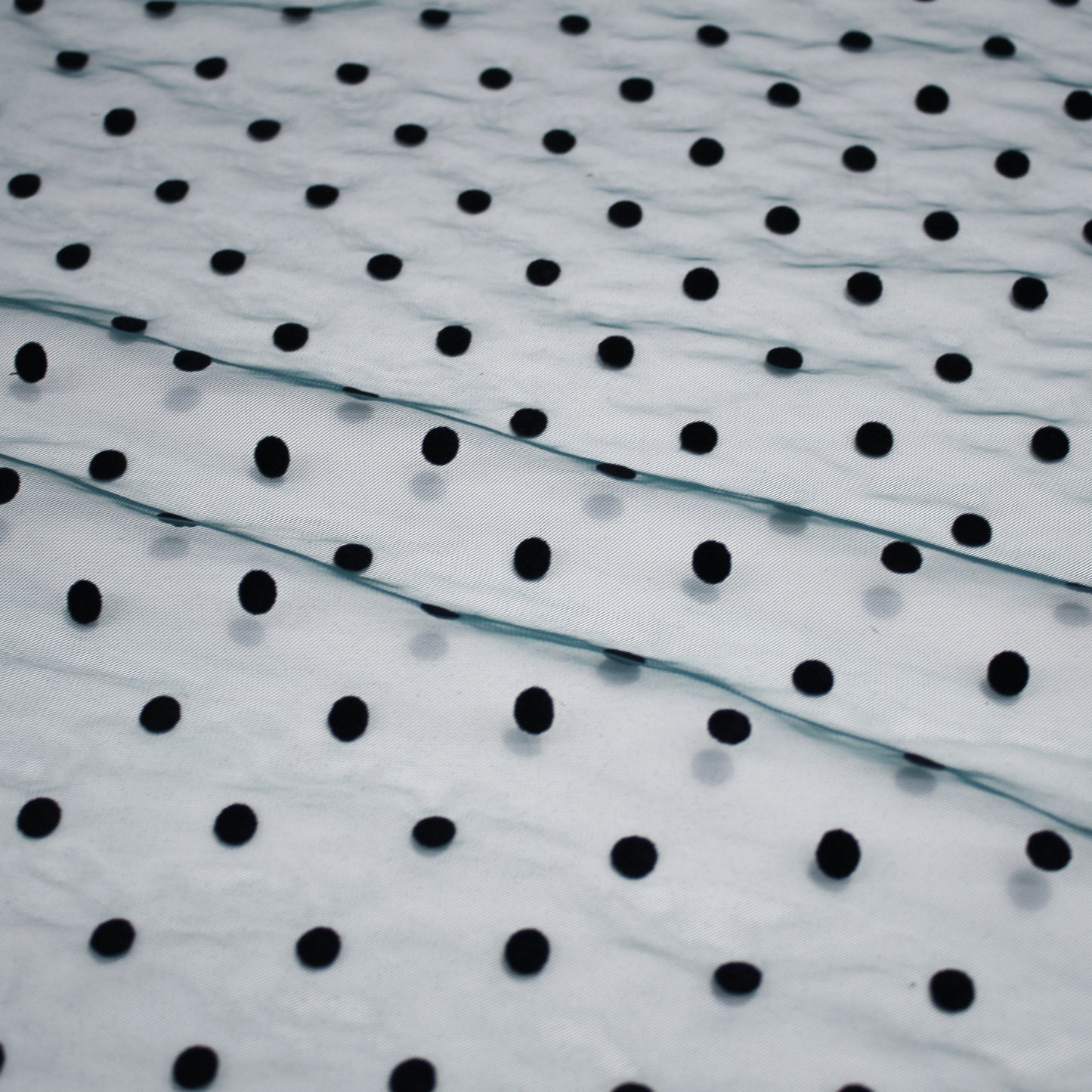 Tulle Flock Pois Grandi