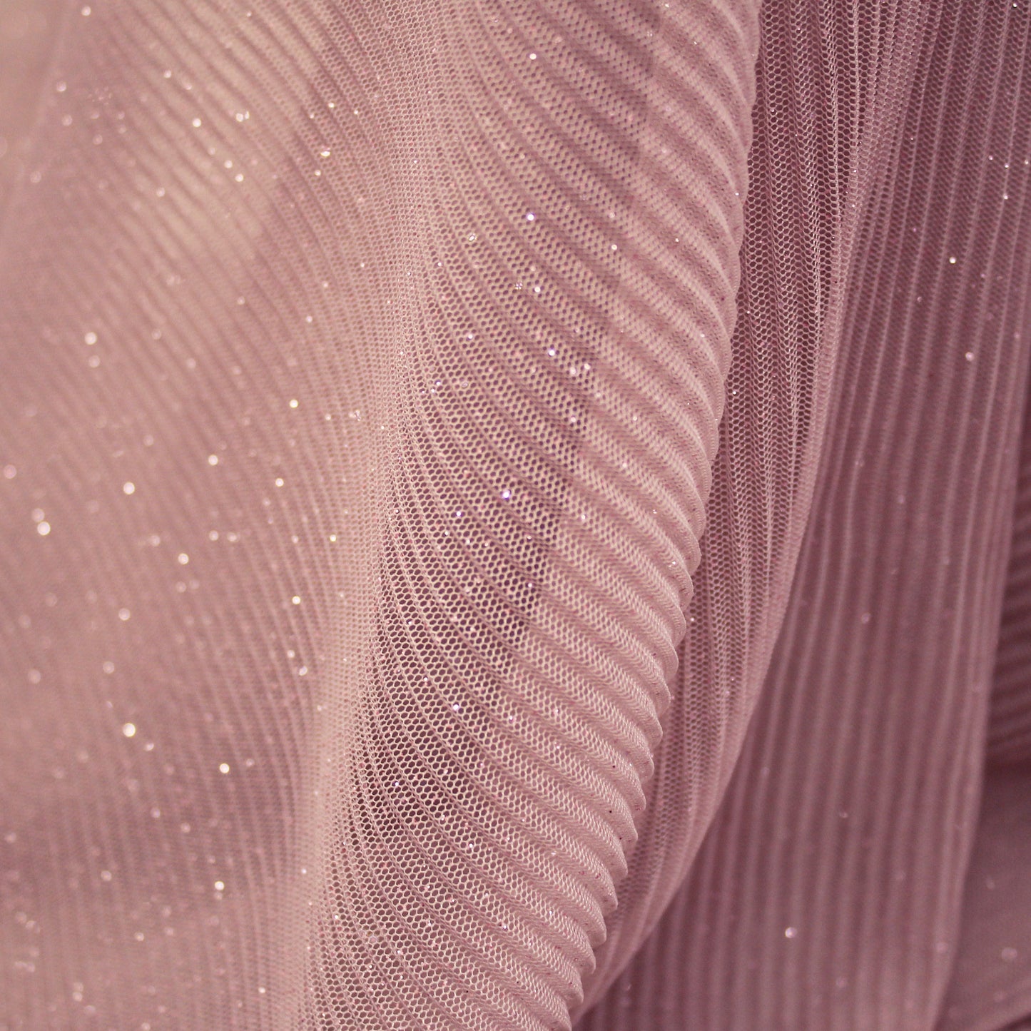 Tulle Plissè con Glitter