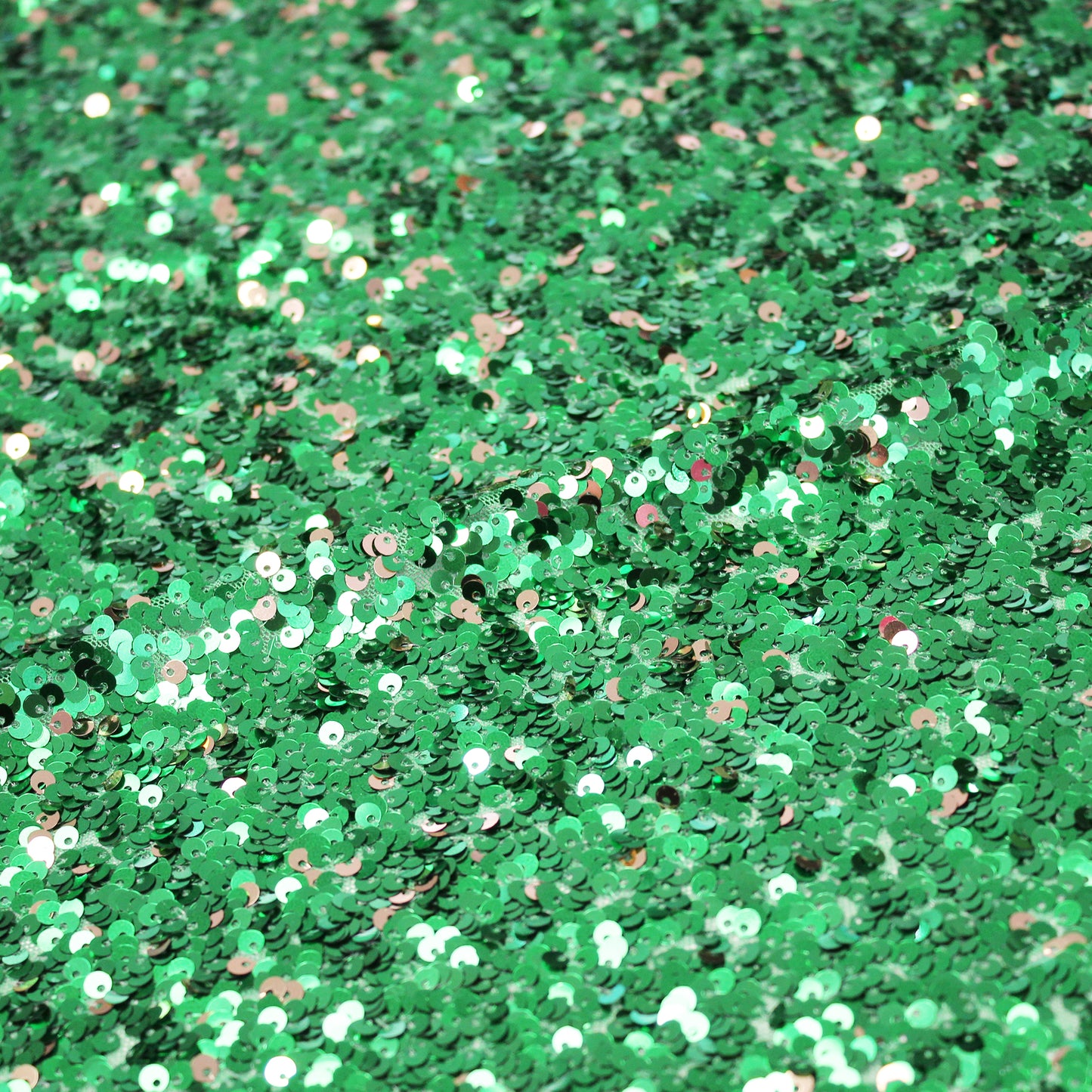 Tulle Ricamato Paillettes Lucide a Campo Pieno