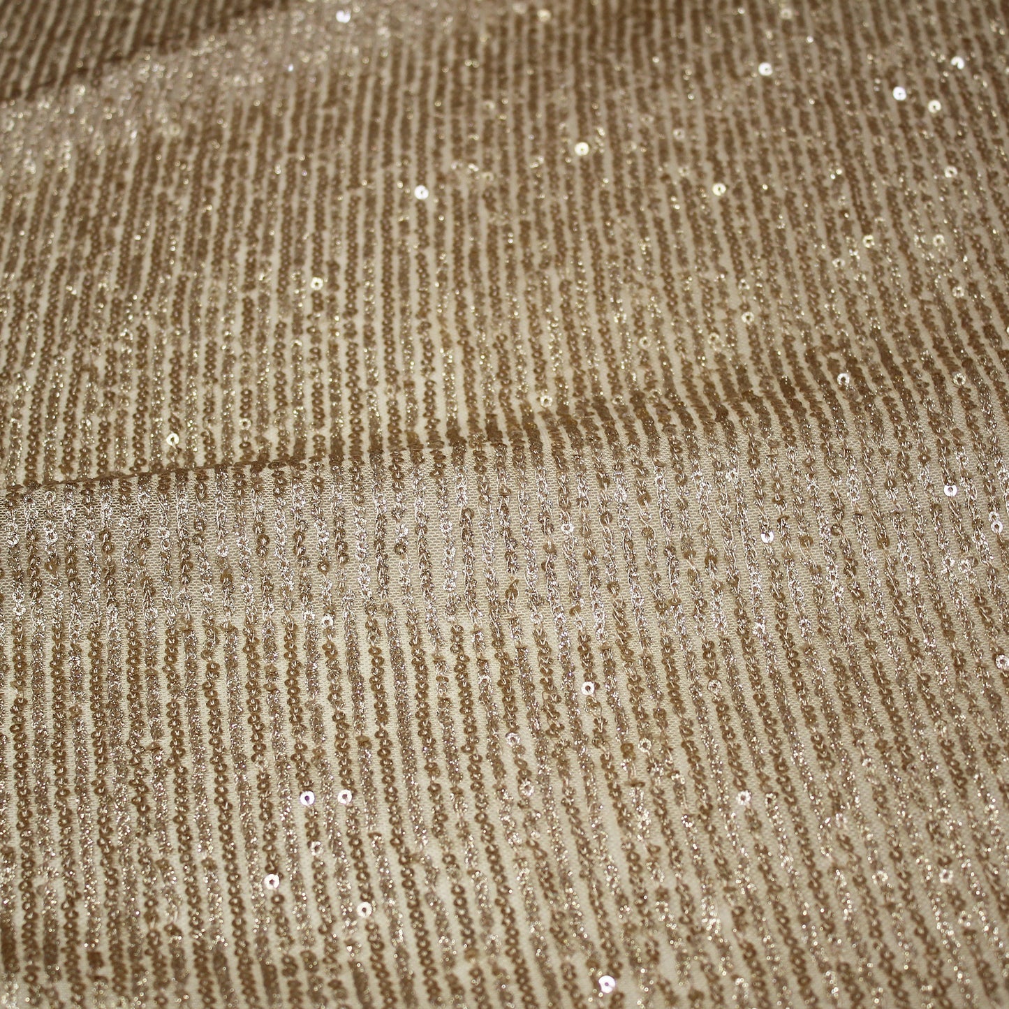 Tulle Ricamato Paillettes Piccole Verticali Iridate