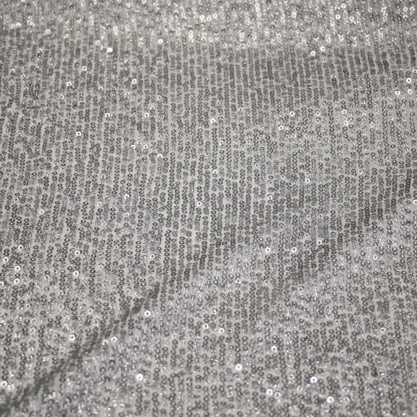 Tulle Ricamato Paillettes Piccole Verticali Iridate