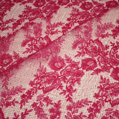Double Border Embroidered Lace with Flowers