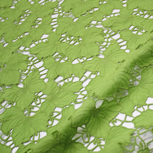 Pizzo Macramè Doppio Bordo con Petali di Fiori