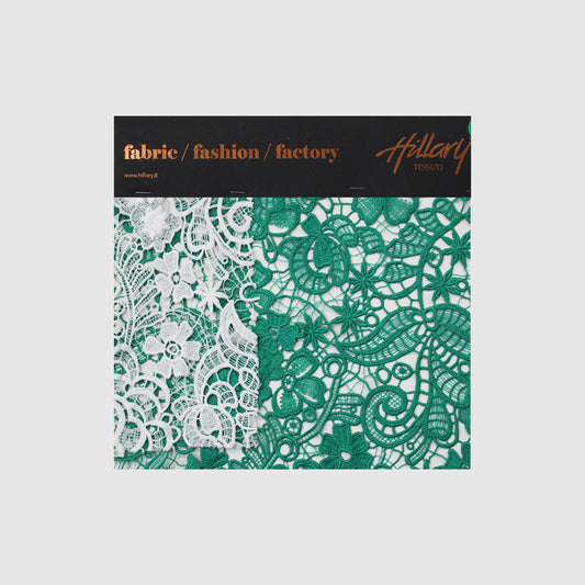 Macramé Lace with Floral Motif Sample