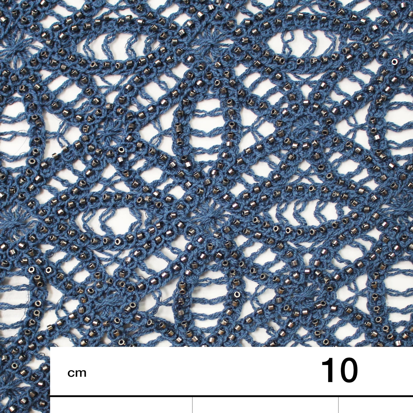 Pizzo Macramè a Motivo Geometrico con Coralli