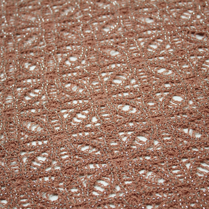 Pizzo Macramè a Motivo Geometrico con Coralli