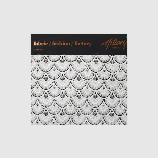Macramé Lace with Fan Scales Pattern Sample