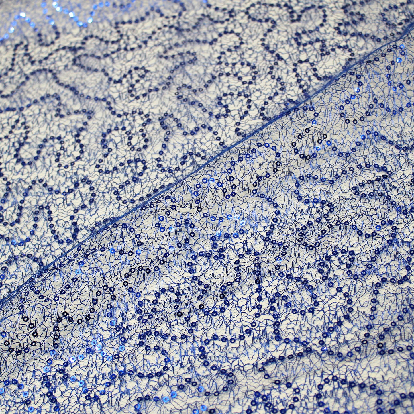Rete Ricamata con Paillettes
