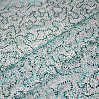 Rete Ricamata con Paillettes