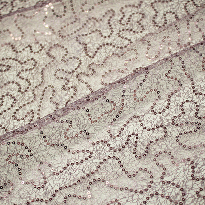 Rete Ricamata con Paillettes