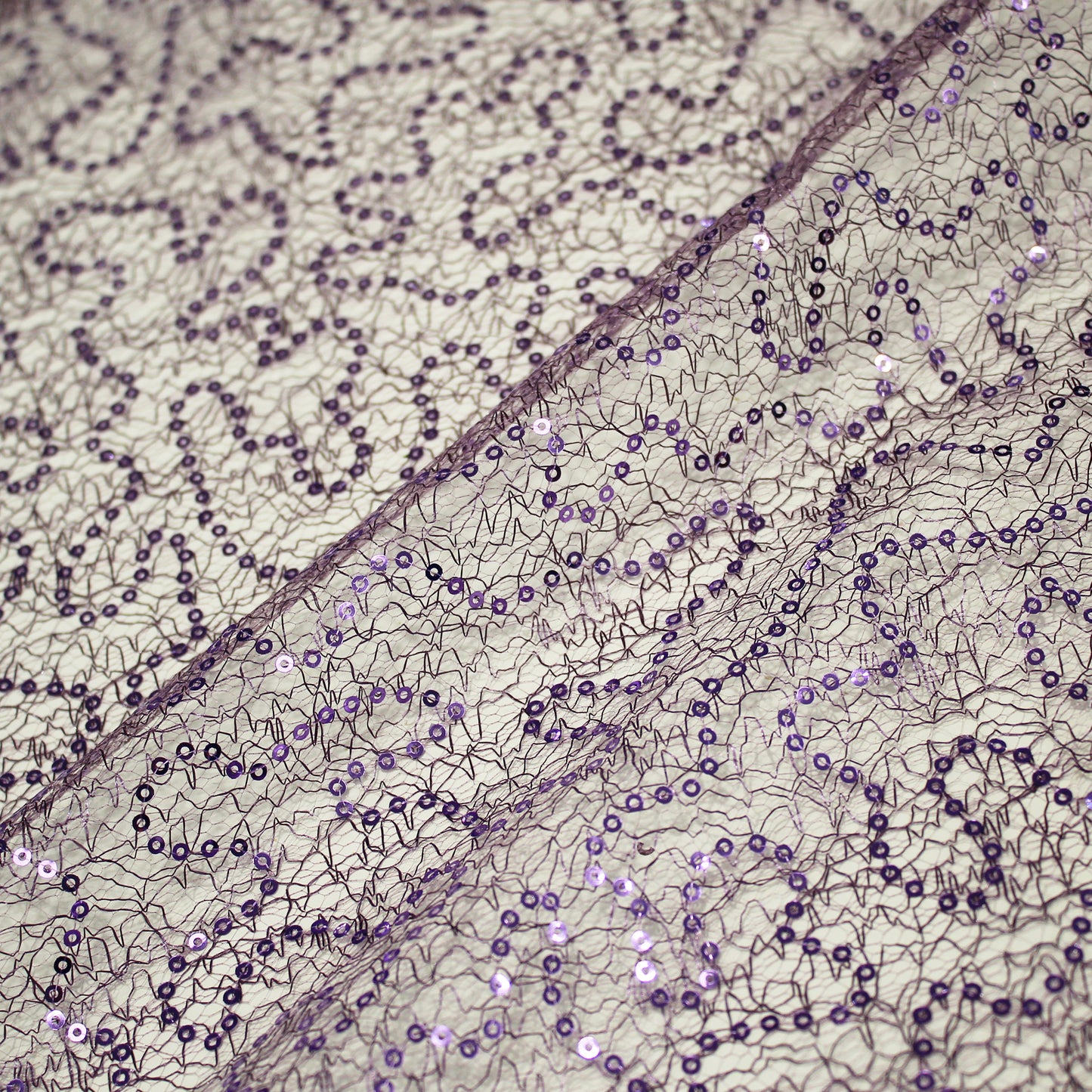 Rete Ricamata con Paillettes