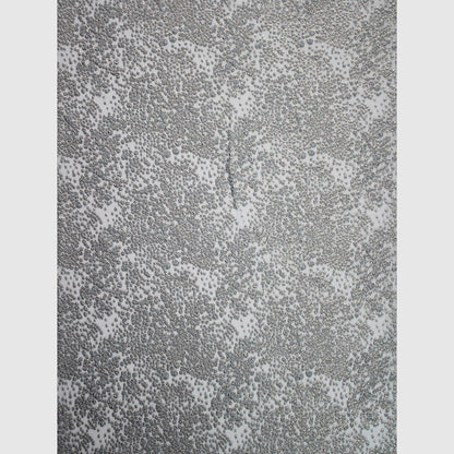 Tessuto Broccato con Effetto Pelle di Leopardo