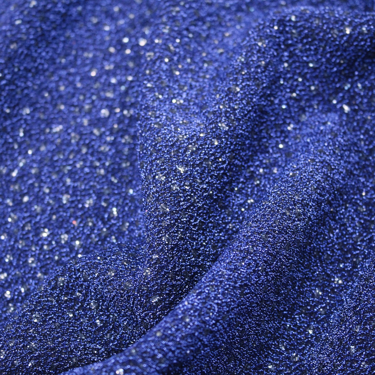 Tessuto Jersey Elasticizzato con Pois Glitter Tono su Tono