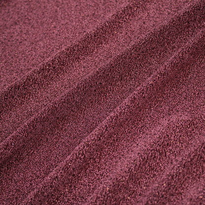 Tessuto Jersey Elasticizzato con Pois Glitter Tono su Tono