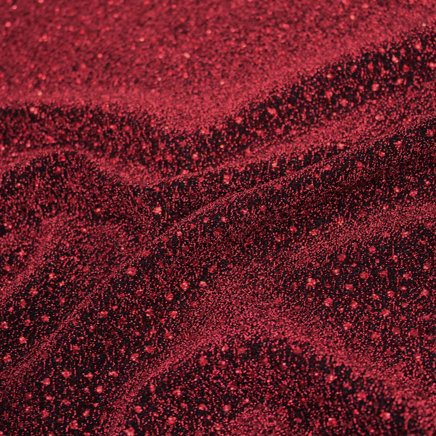 Tessuto Jersey Elasticizzato con Pois Glitter Tono su Tono