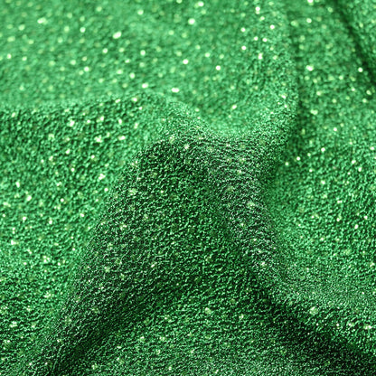 Tessuto Jersey Elasticizzato con Pois Glitter Tono su Tono