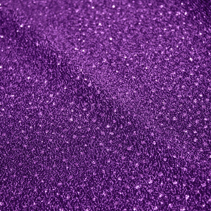 Tessuto Jersey Elasticizzato con Pois Glitter Tono su Tono