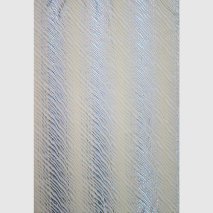Tessuto Organza Fil Coupe con Motivo Zebrato