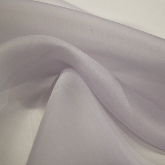 Tessuto Raso di Organza in Seta Pura