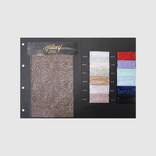 Double Height Glitter Tulle Sample