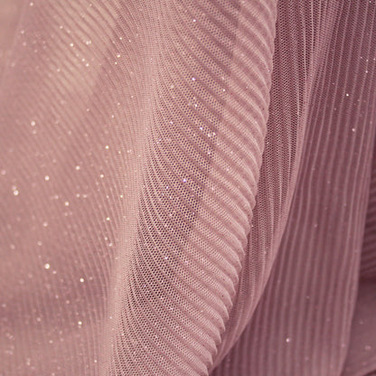 Tulle Plissè con Glitter