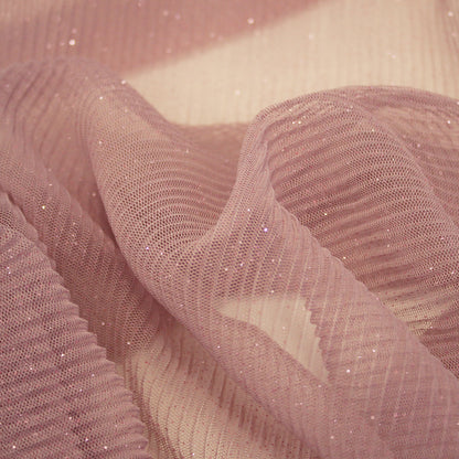 Tulle Plissè con Glitter