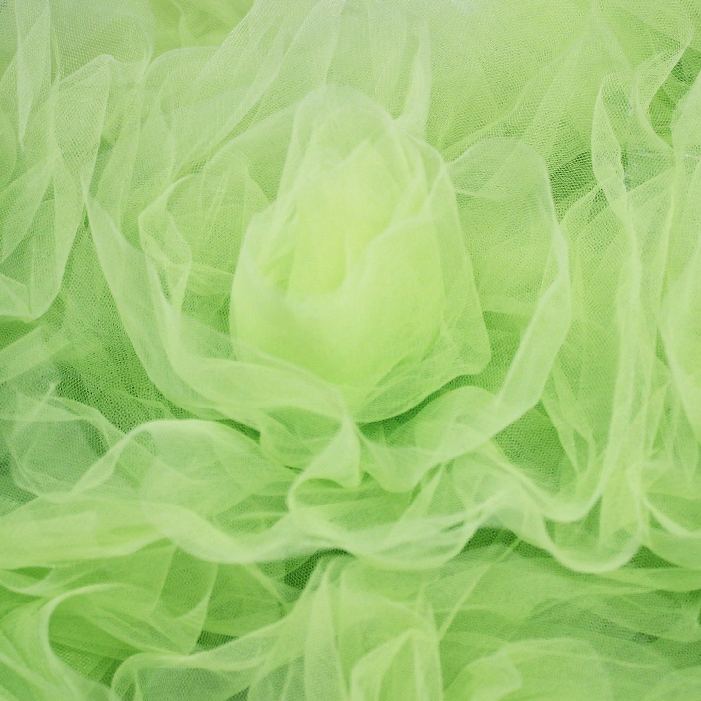 Tulle Ricamato con Fiori Grandi in Tulle 3D