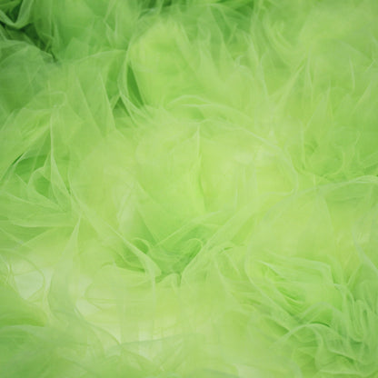 Tulle Ricamato con Fiori Grandi in Tulle 3D
