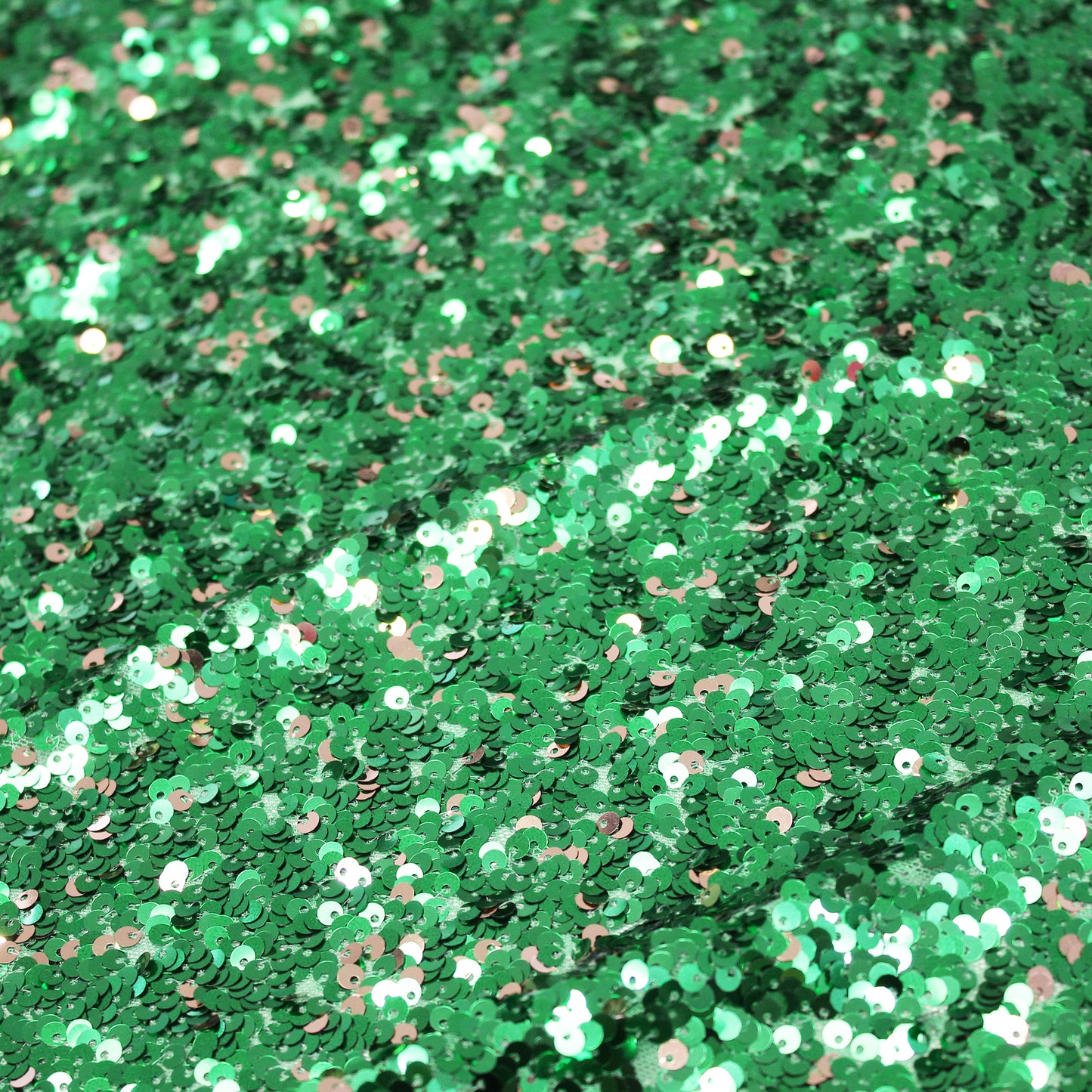 Tulle Ricamato Paillettes Lucide a Campo Pieno