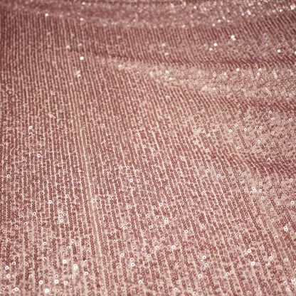 Tulle Ricamato Paillettes Piccole Verticali Iridate