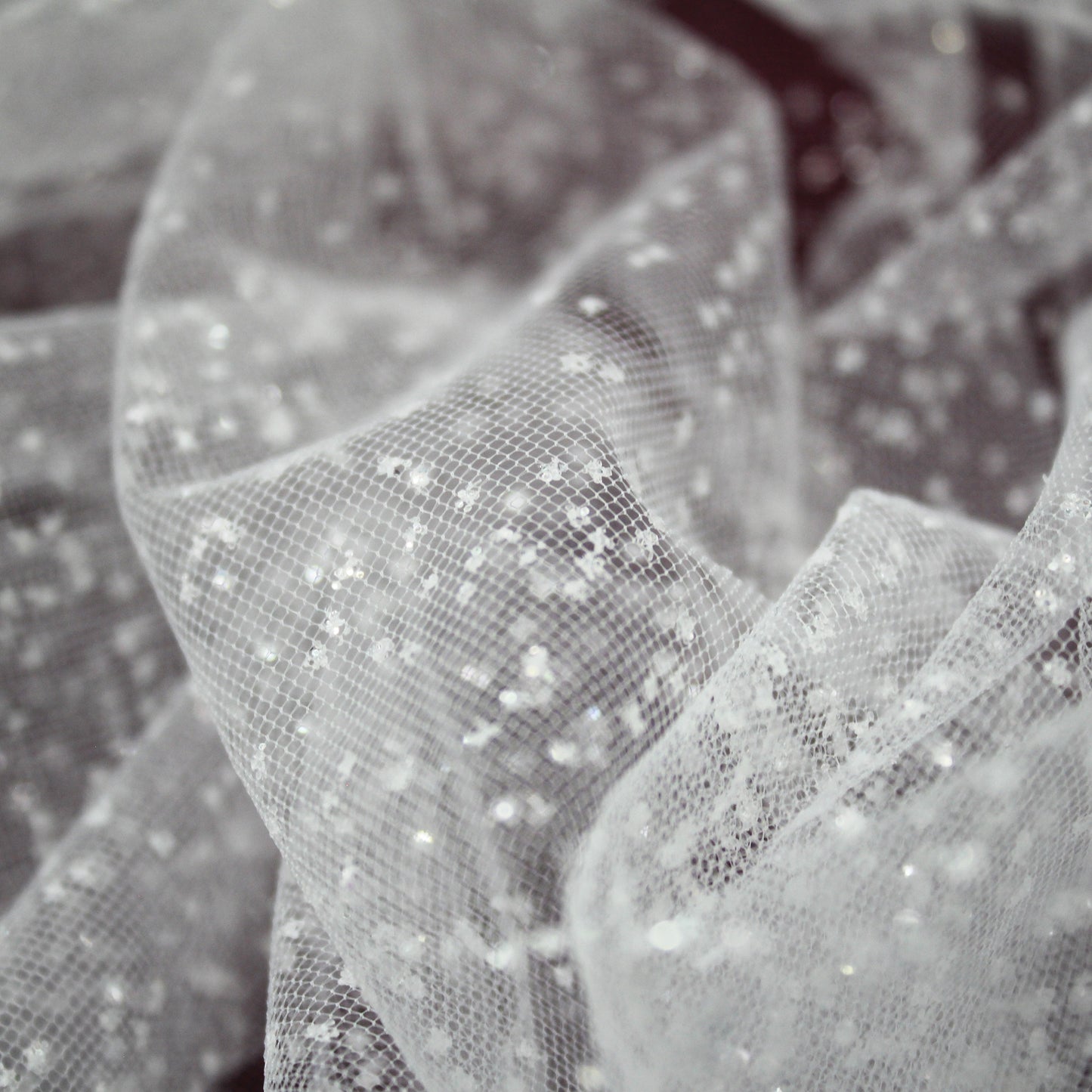 Double Height Silk Glitter Tulle