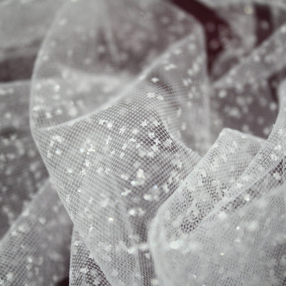 Double Height Silk Glitter Tulle